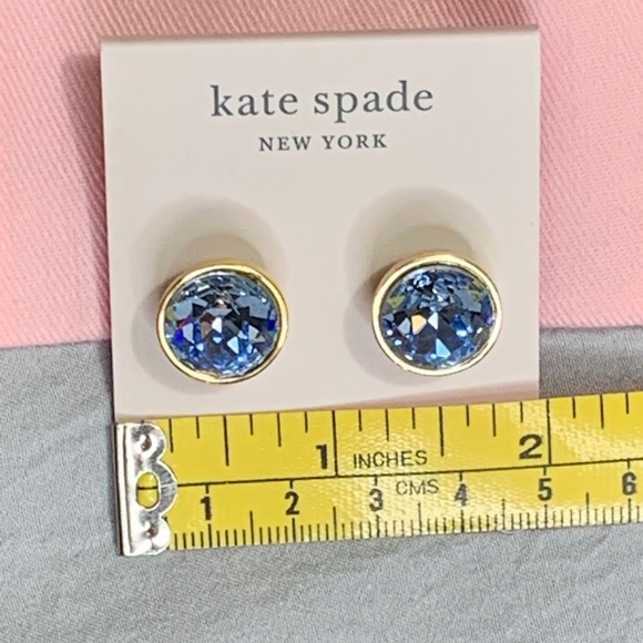 Kate Spade Blue Reflecting Pool Stud Earrings - Picture 2 of 16
